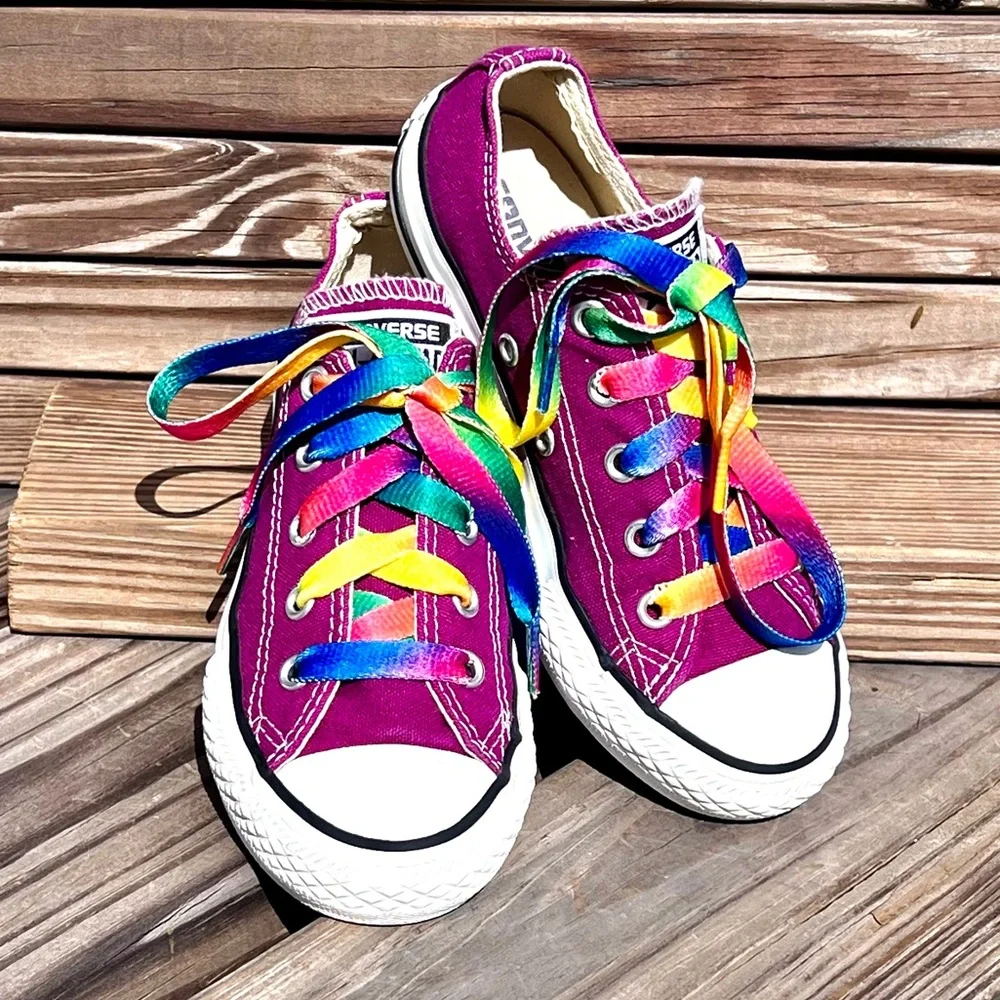 Converse purple magenta